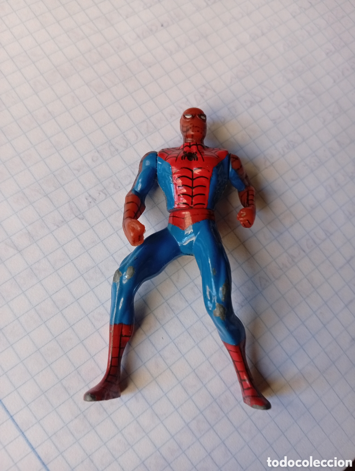 Figuras de Borracha e PVC: MU&Ntilde;ECO FIGURA PVC SPIDERMAN DE HIERRO O METAL 1994 MARVEL