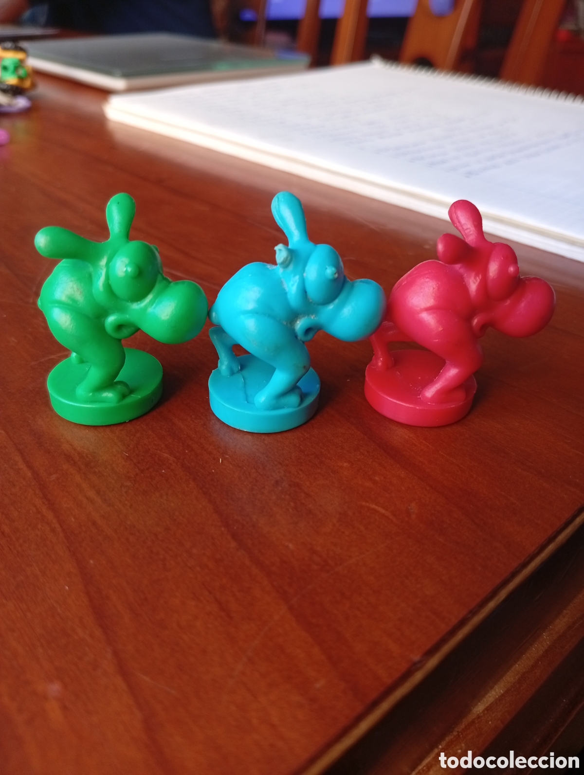 Figure di Gomma e PVC: MU&Ntilde;ECO FIGURA PVC BICHOS ROJO AZUL VERDE