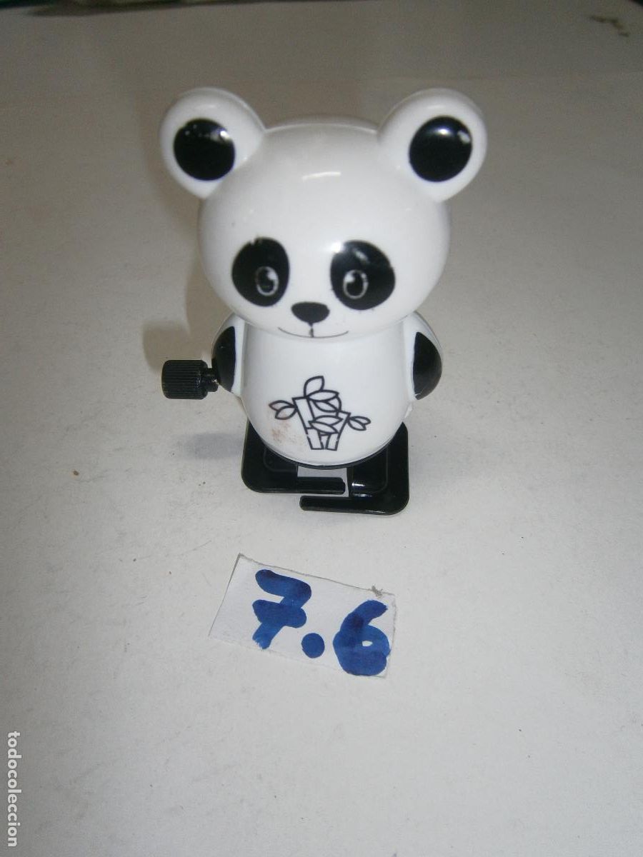 Figuras de Goma y PVC: FIGURA DE GOMA O PVC - OSO PANDA A CUERDA
