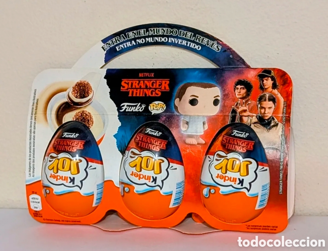Figuras de Goma Kinder: Pack huevos Kinder Joy Stranger Things Funko Pop. Netflix. &iquest;Will?