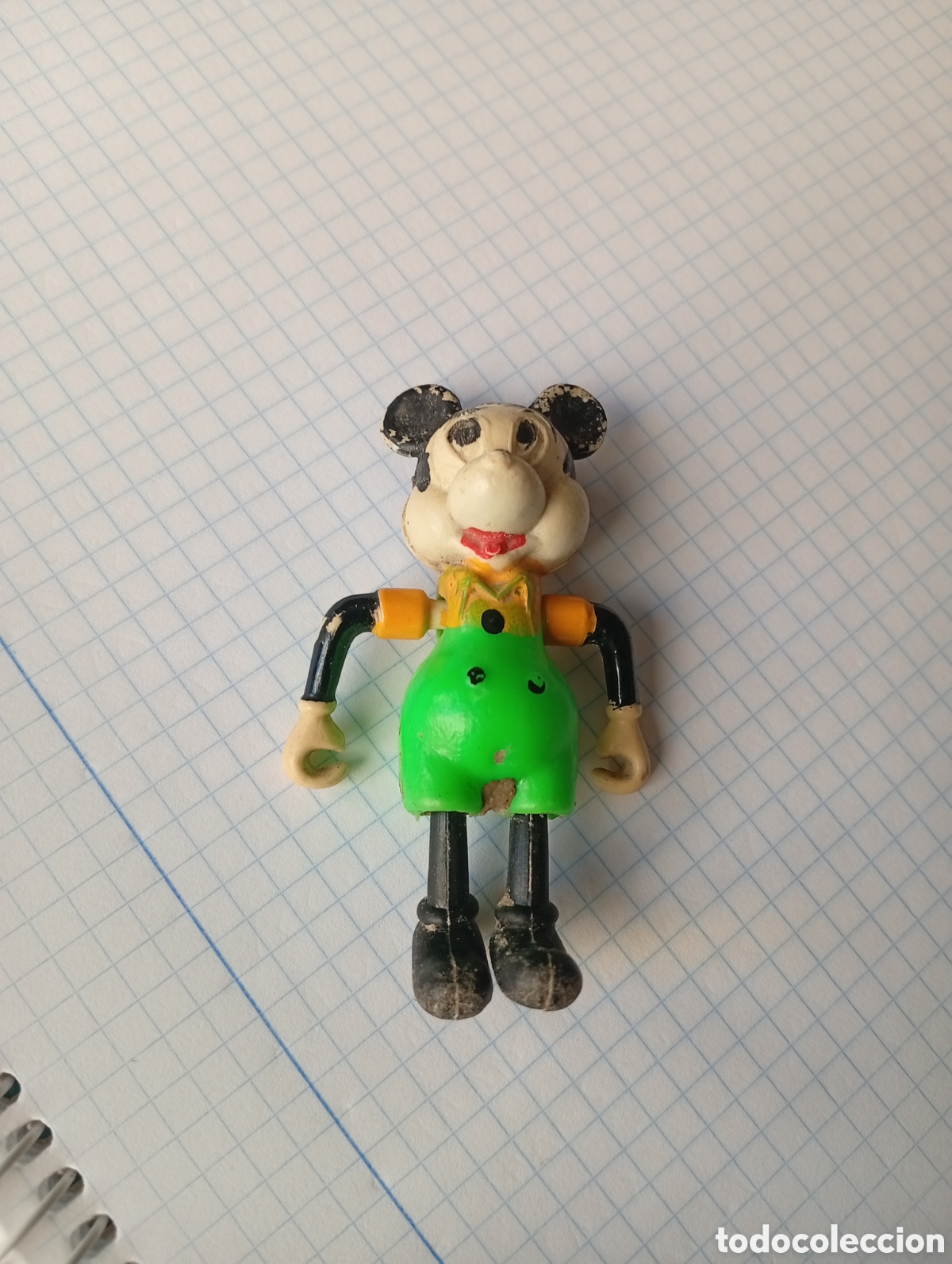 Figuras de Goma y PVC: MU&Ntilde;ECO FIGURA PVC MICKEY MOUSE VINTAGE A&Ntilde;OS 70 - 80 SALTARIN