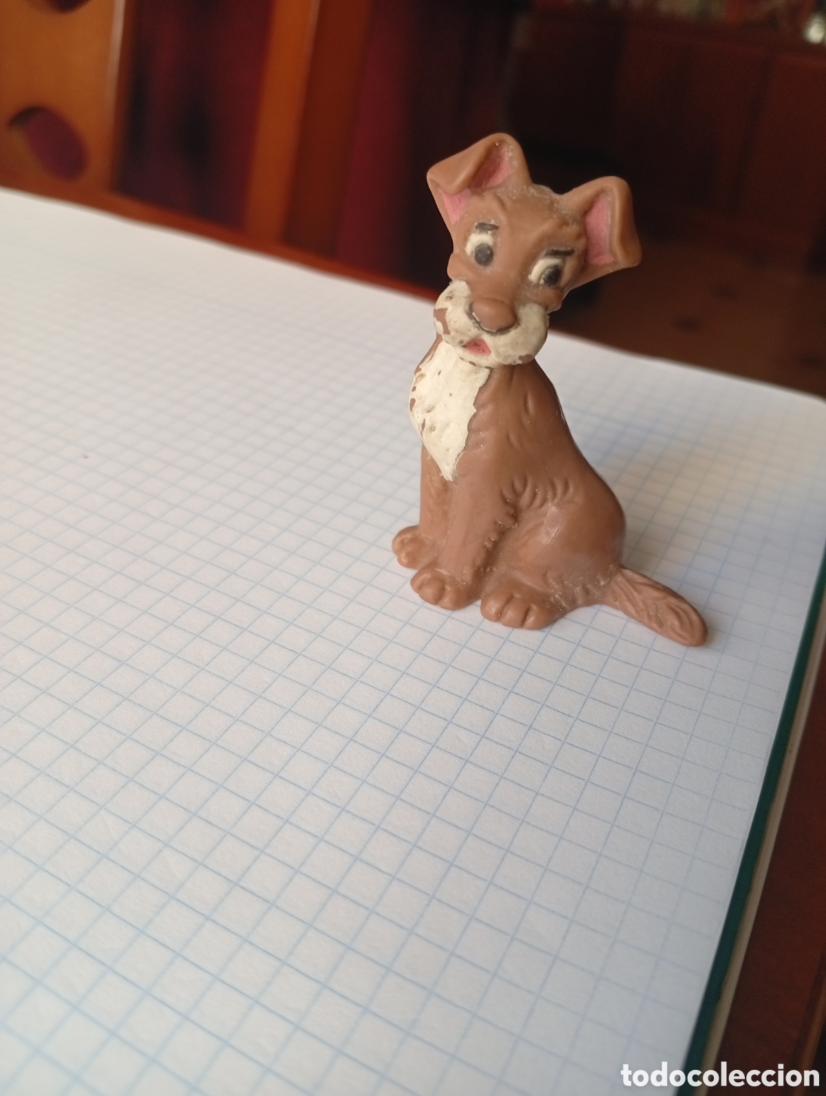 Figuras de Goma y PVC: MU&Ntilde;ECO FIGURA PVC PERRO VAGABUNDO DISNEY LA DAMA Y EL VAGABUNDO BULLY BULLYLAND