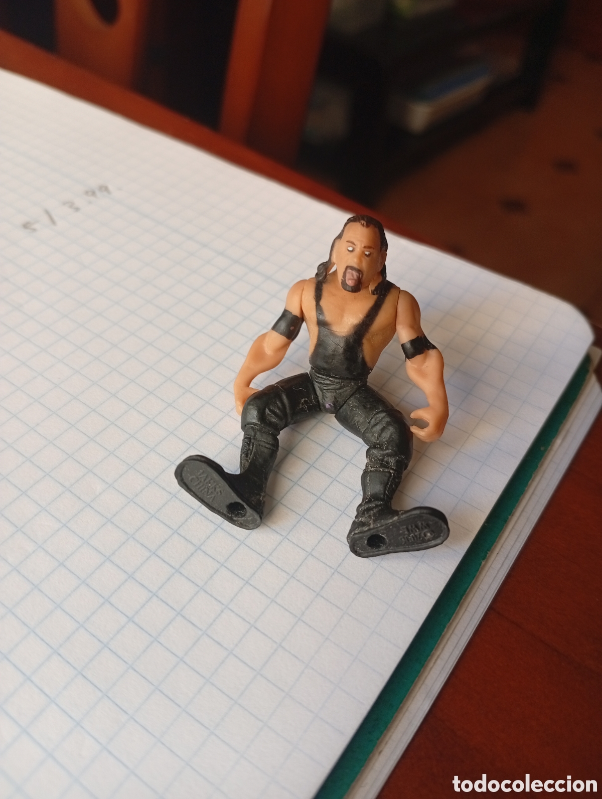 Figuras de Goma y PVC: MU&Ntilde;ECO FIGURA MINI LUCHADOR W W PRESLING PRESSING CATCH ARTICULADO