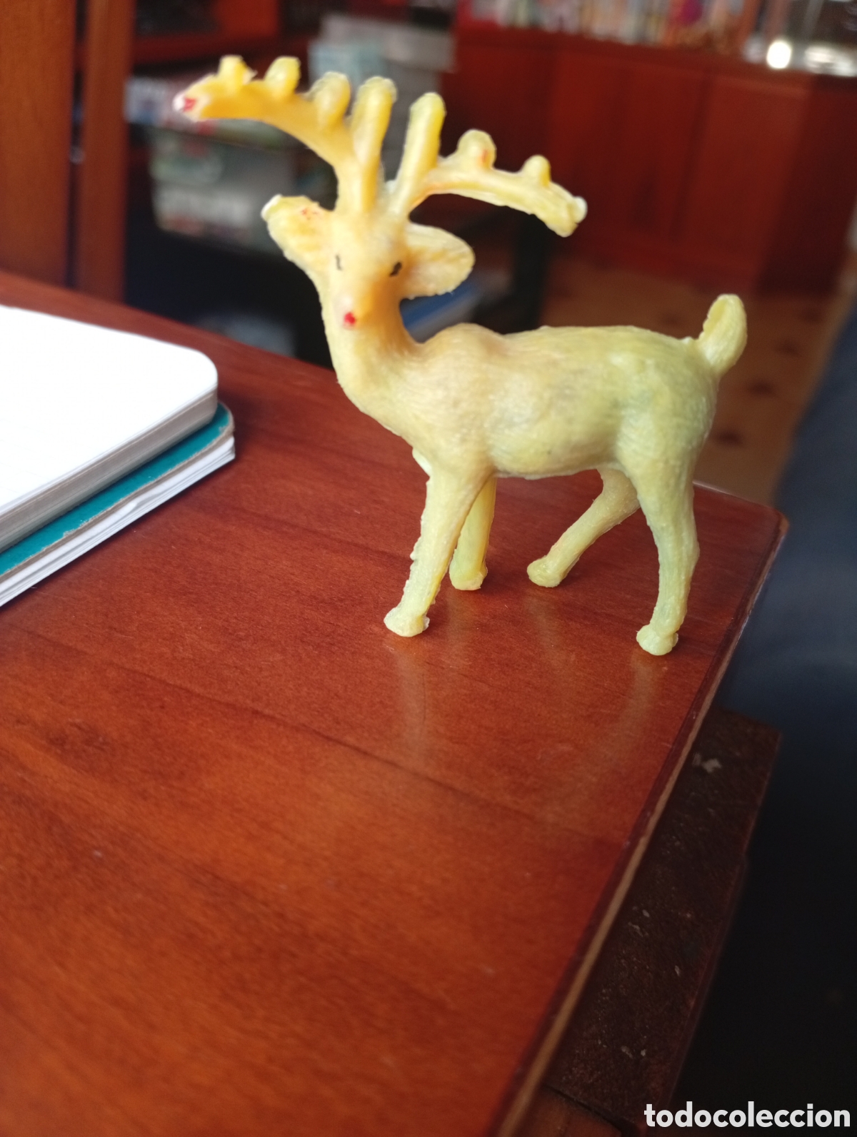 Figuras de Goma y PVC: MU&Ntilde;ECO FIGURA DUNKIN CROPAN PASTELITOS PROMOCIONAL PERSAN CIERVO AMARILLO