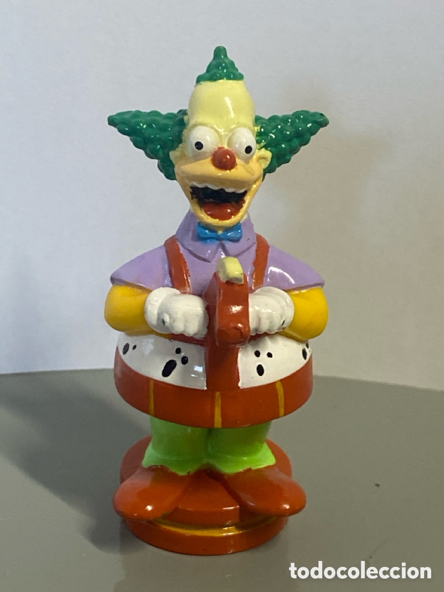 Figuras de Goma y PVC: FIGURA AJEDREZ ROJA CABALLO KRUSTY EL PAYASO MATT GROENING TM & FOX 2001 SIMPSONS
