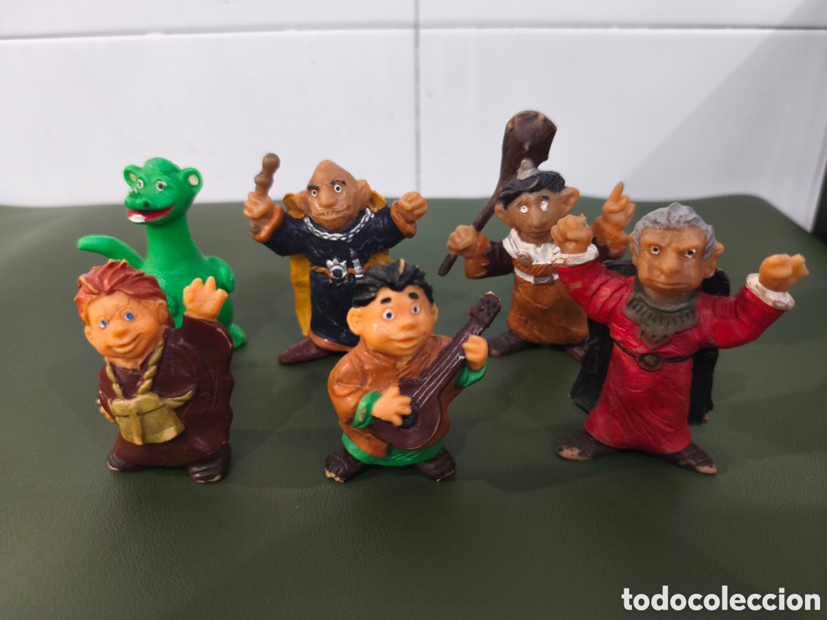 Figuras de Goma y PVC: Colecci&oacute;n completa 6 figuras los AURONES, YOLANDA