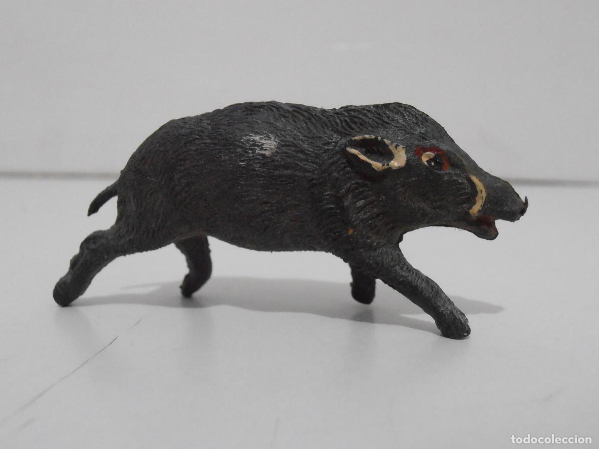Figuras de Goma y PVC: FIGURA GOMA JABALI, ANIMALES PECH, 60 MM, A&Ntilde;OS 50 - 60