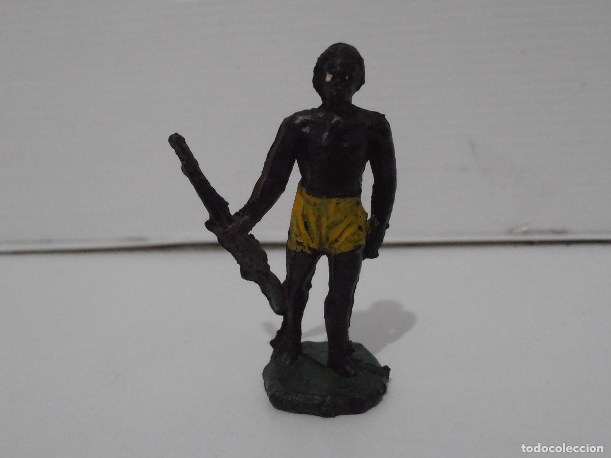 Figuras de Goma y PVC: FIGURA GOMA GUERRERO AFRICANO, LAFREDO, SERIE AFRICA MISTERIOSA, A&Ntilde;OS 50