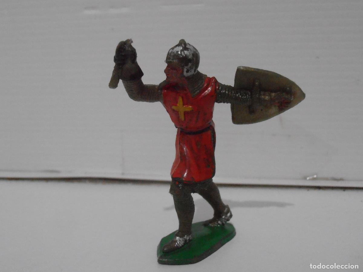 Figuras de Goma y PVC: FIGURA PLASTICO CABALLEROS DEL CID, JUGUETES MOYA, 60 MM, A&Ntilde;O 1965