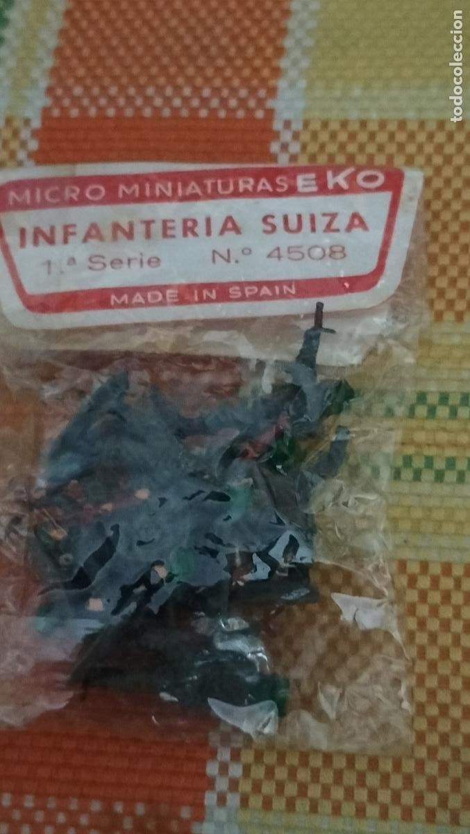 Figuras de goma y PVC: ANTIGUO SOBRE MICRO MINIATURAS INF, INGLESA 8&ordm; EJERCITO - Foto 3