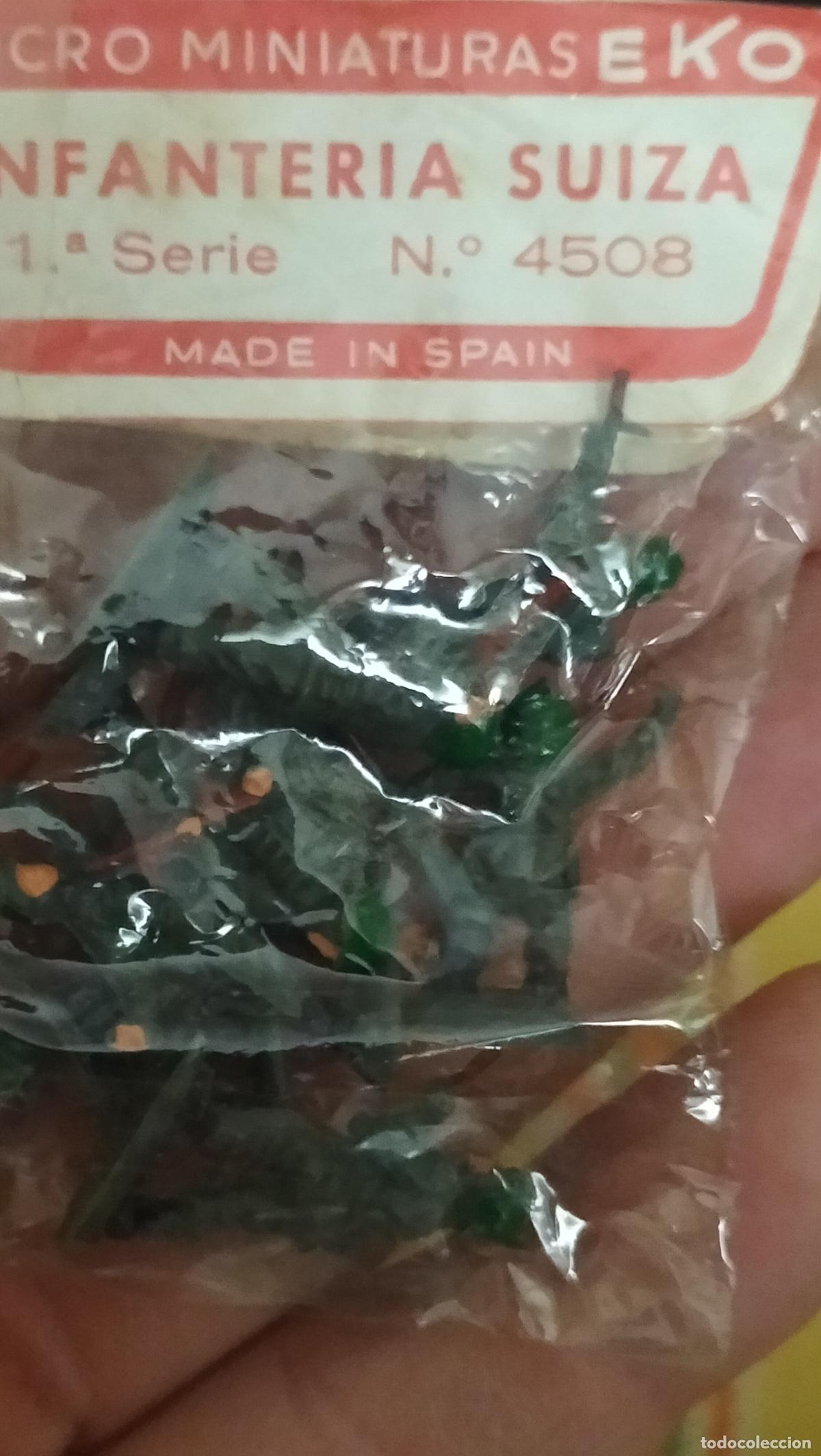 Figuras de Goma y PVC: ANTIGUO SOBRE MICRO MINIATURAS INF, INGLESA 8&ordm; EJERCITO