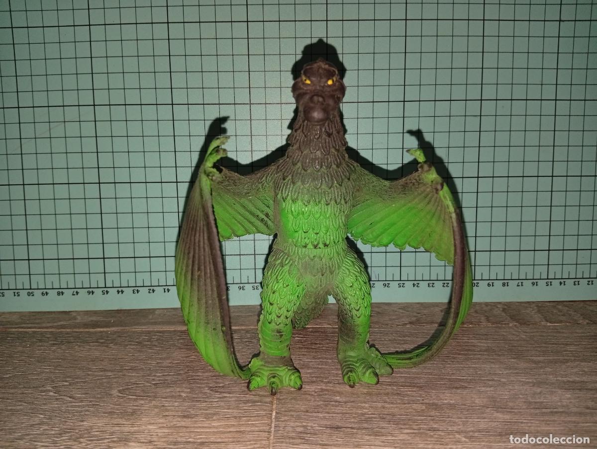 Figuras de Goma y PVC: Mu&ntilde;eco figura dinosaurio dragon alado Kaiju Gamera dinosaurios vintage