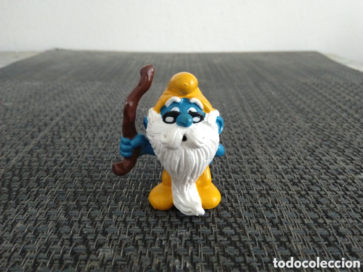 Figuras de Goma y PVC: FIGURA PVC PITUFO PITUFINA SCHLEICH PEYO SMURFS PITUFOS SMURF SCHLUMPF ABUELO BAST&Oacute;N