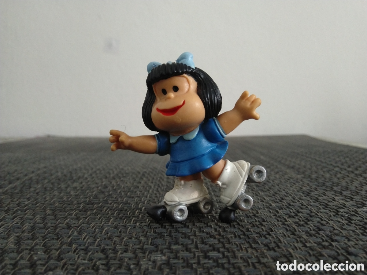 Figuras de Goma y PVC: FIGURA PVC MAFALDA PATINES VESTIDO AZUL COMICS SPAIN MAFALDA DE QUINO TV TELEVISION ANIMADOS