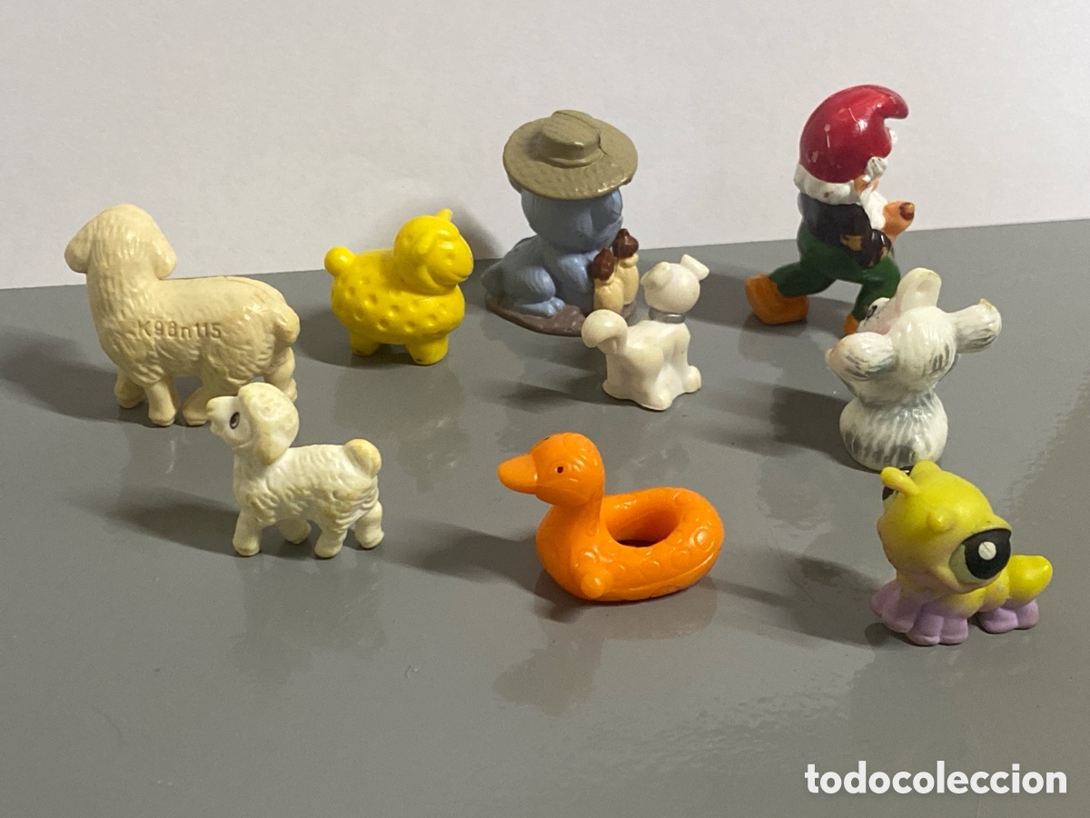 Figuras de goma Kinder: 9 figuras varias Kinder o similares - Foto 2