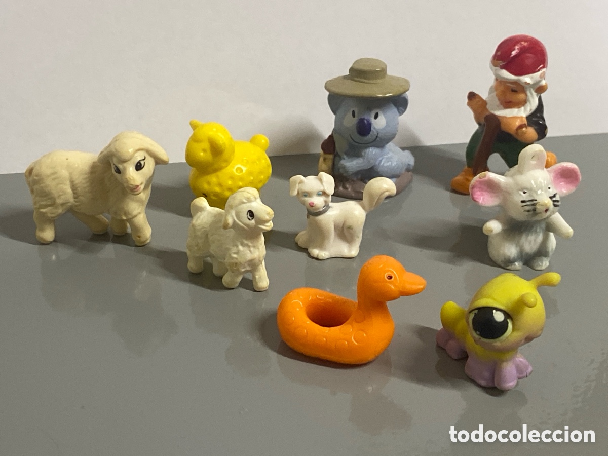 Figuras de goma Kinder: 9 figuras varias Kinder o similares - Foto 1
