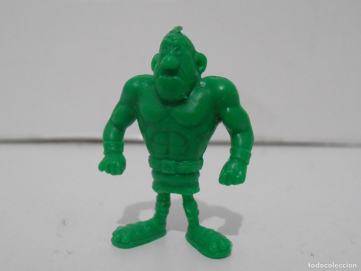 Figuras de goma y PVC: FIGURA DUNKIN ASTERIX, CLAUDIUS MULUS, VERDE - Foto 1