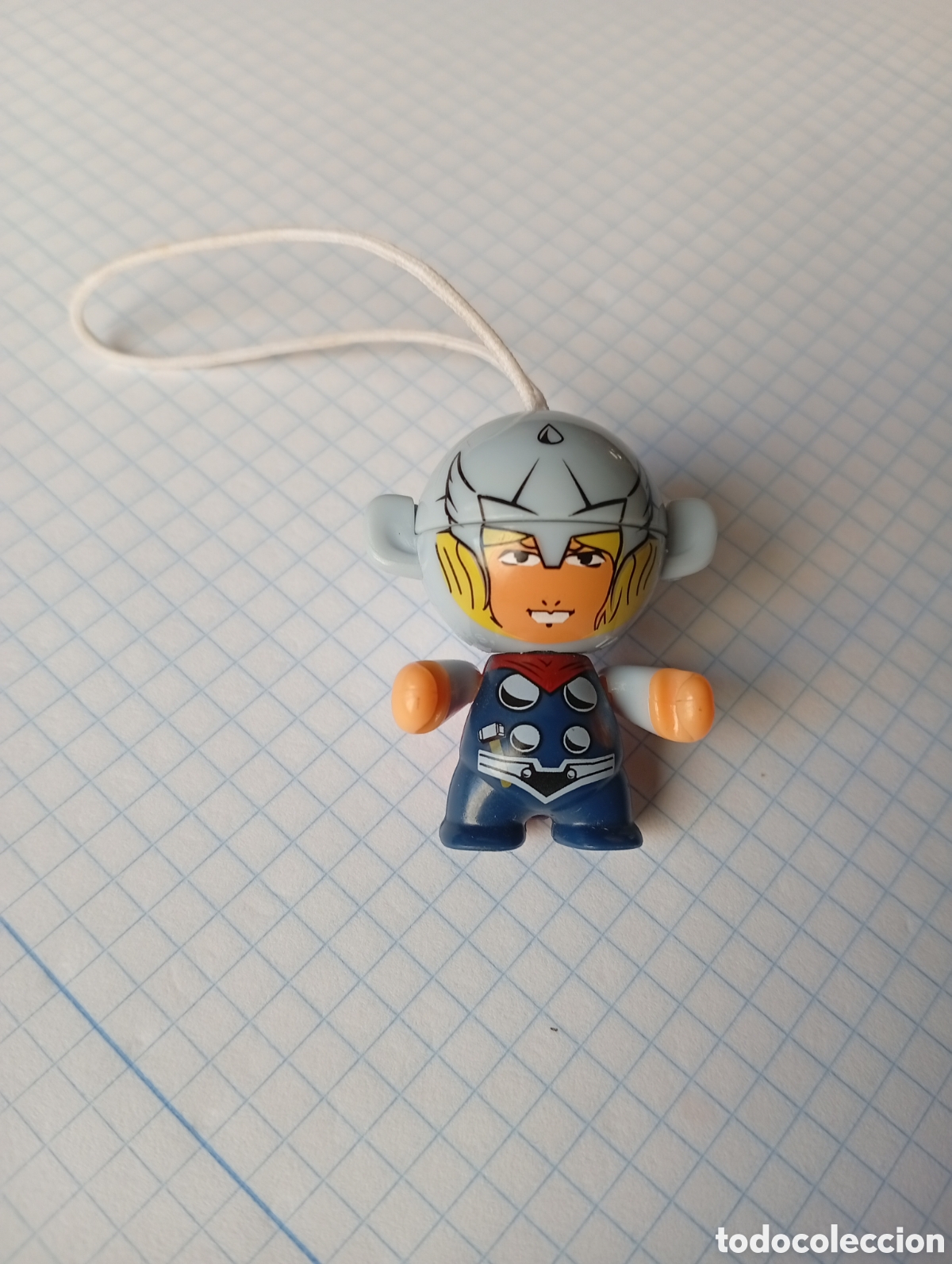 Figuras de Goma y PVC: MU&Ntilde;ECO FIGURA PVC MARVEL CABEZON THOR TWIST HEAD HEADS 2014 COMIC KINDER