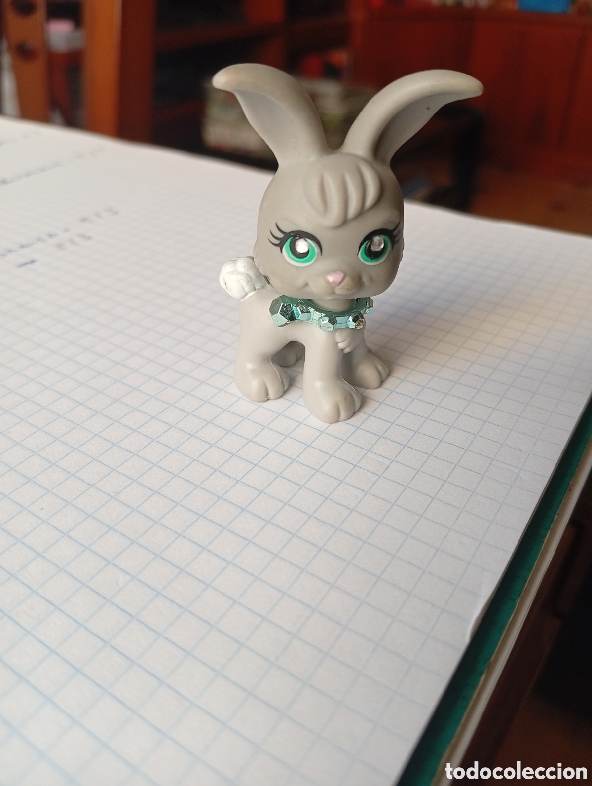 Figuras de Goma y PVC: MU&Ntilde;ECO FIGURA PVC MU&Ntilde;ECA MASCOTA POLLY POCKET BARBIE MATTEL LITTLE PETS SHOP CONEJO