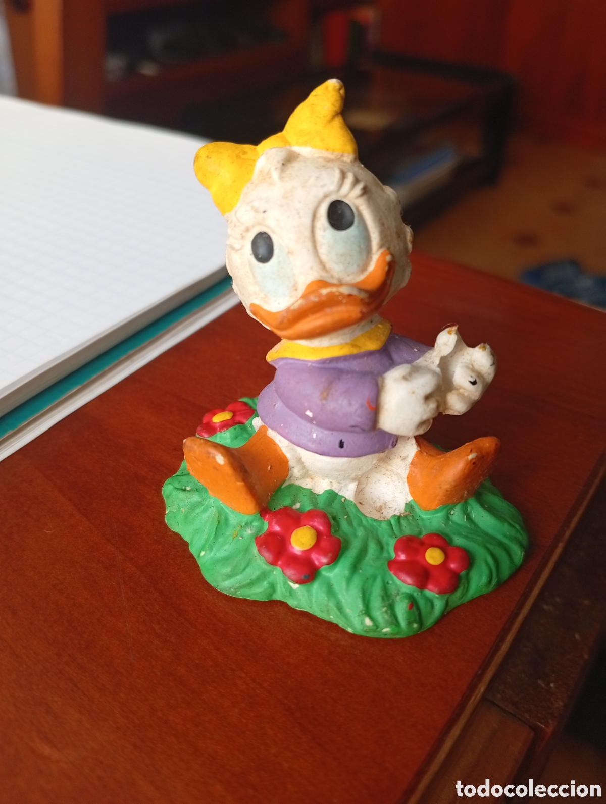 Figuras de Goma y PVC: MU&Ntilde;ECO FIGURA PVC BULLY DISNEY ROSITA SOBRINA PATO DONALD 1987