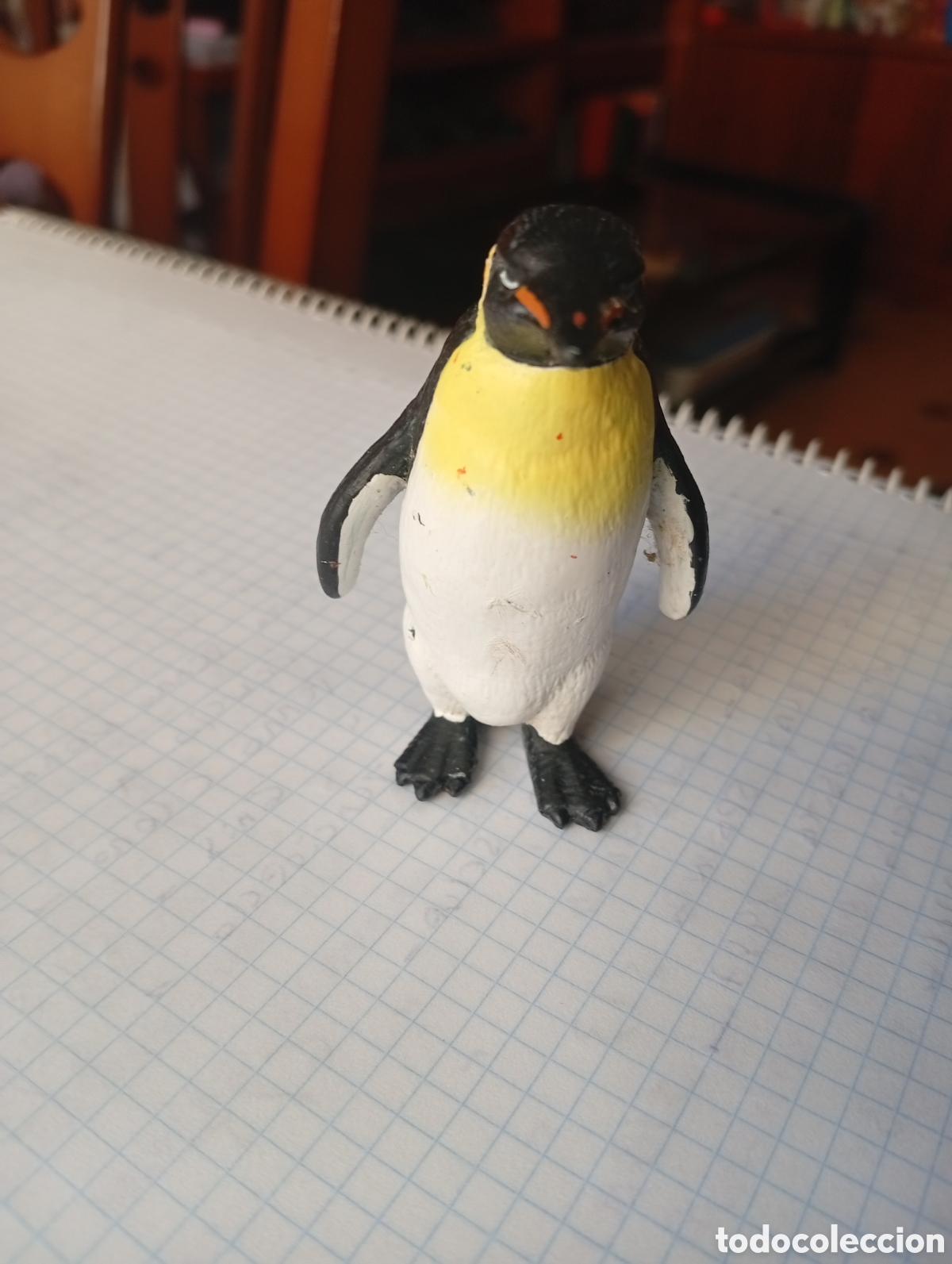 Figuras de Goma y PVC: MU&Ntilde;ECO FIGURA PVC ANTIGUO PINGUINO SCHLEICH GERMANY DESCATALOGADO