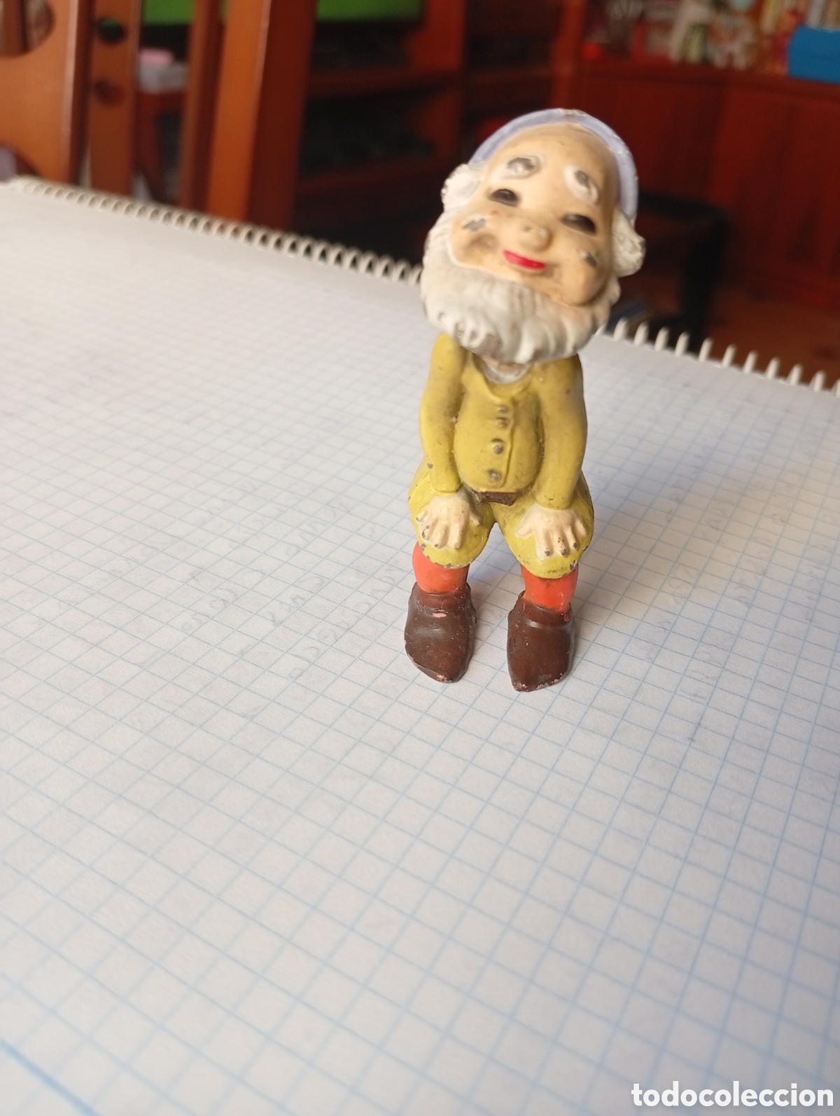 Figuras de Goma y PVC: MU&Ntilde;ECO FIGURA PVC ANTIGUO ENANO ENANITO SIN MARCA MATRERIAL DESCONOCIDO