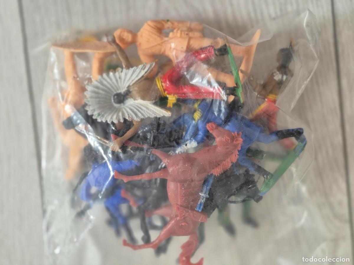 Figuras de goma y PVC: COMANSI ORIGINAL BOLSA OESTE AMERICANO DAVY CROCKET FAR WEST INDIOS VAQUEROS - Foto 3