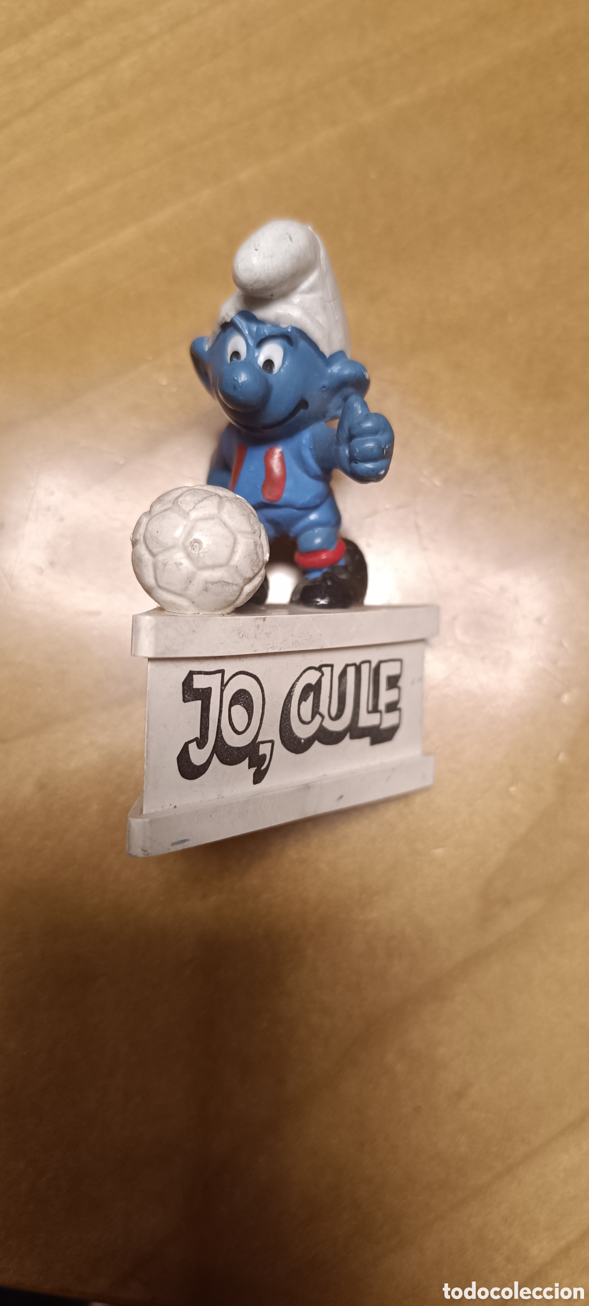 Figuras de Goma y PVC: Pitufo Barcelona jo cule