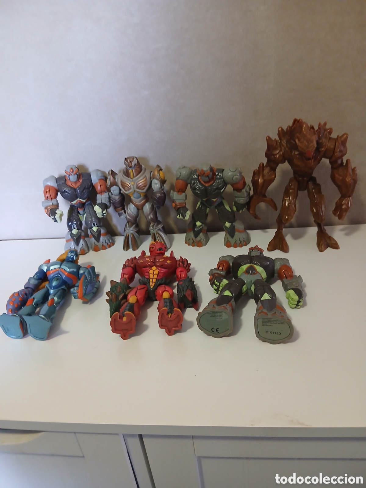 Figuras de Goma y PVC: Lote Mu&ntilde;ecos Gormiti Grandes