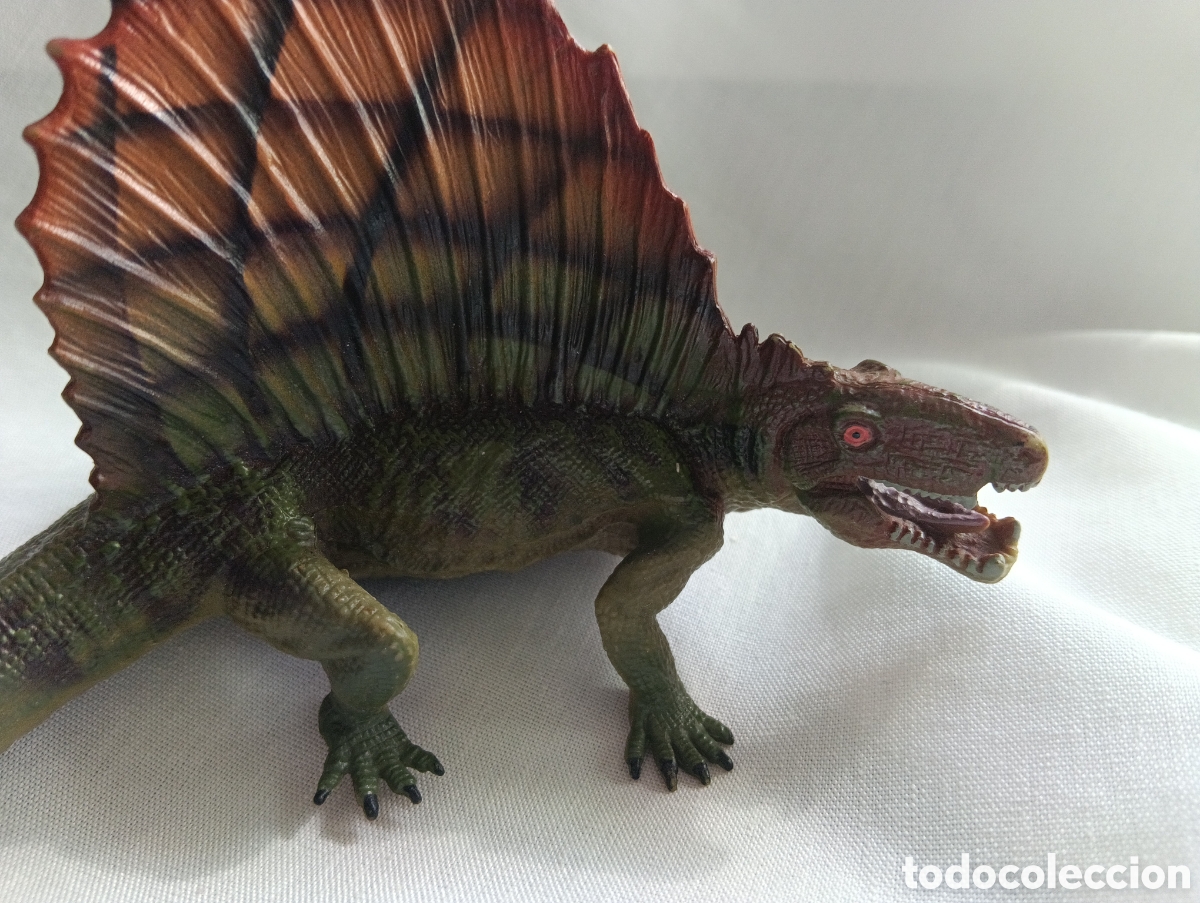 Figuras de Goma y PVC: Dimetrod&oacute;n. Dinosaurio realista. 17x9cm