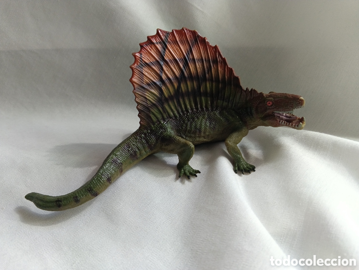 Figuras de Goma y PVC: Dimetrod&oacute;n. Dinosaurio realista. 17x9cm