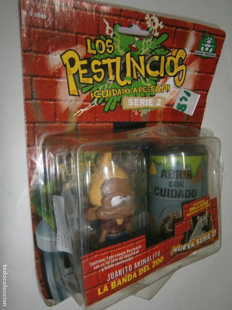 Figuras de Goma y PVC: ANTIGUO BLISTER FIGURA DE DIBUJOS ANIMADOS - LOS PESTUNCIOS - JUANITO ANIMALITO
