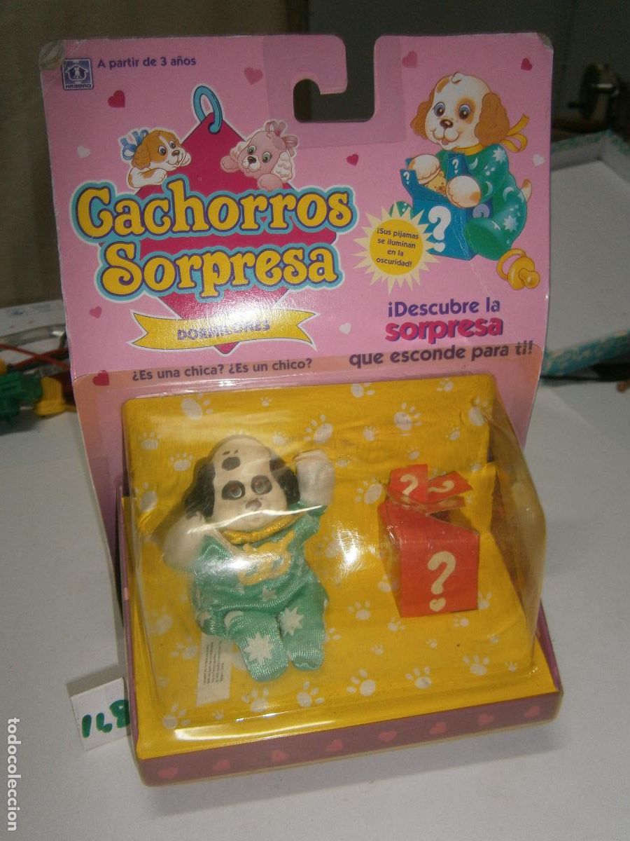 Figuras de Goma y PVC: ANTIGUO BLISTER CACHORROS SORPRESA EN SU BLISTER NUEVO SIN ABRIR