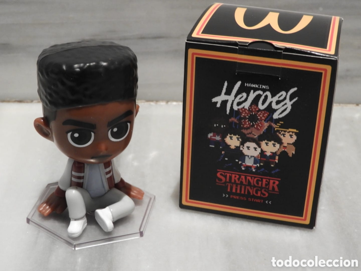 Figuras de Goma y PVC: Figura Lucas Sinclair Stranger Things - McDonald's 2025/2026 - Hawkins Heroes
