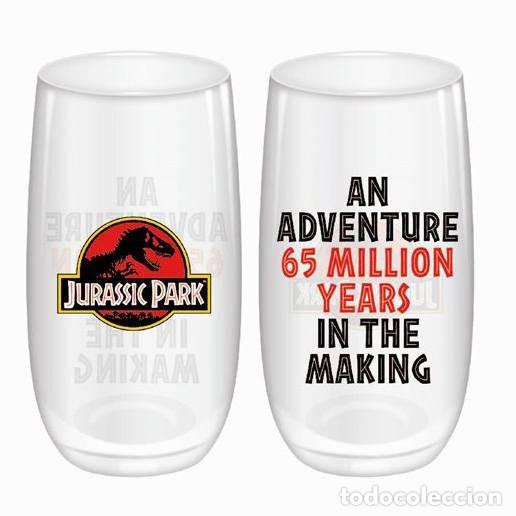 Figuras de Goma y PVC: Vaso de vidrio Jurassic Park