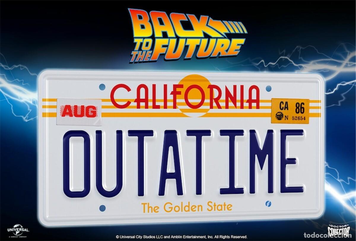 Figuras de Goma y PVC: Replica - Regreso al Futuro Matricula OUTATIME