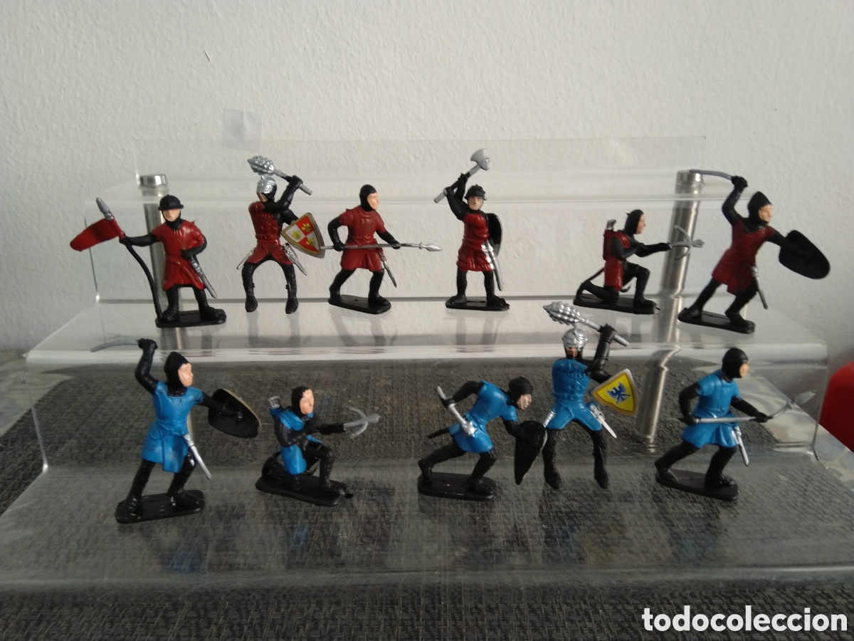 Figuras de Goma y PVC: FIGURAS PVC JECSAN ?LAFREDO ?PECH ?MONTAPLEX ?REAMSA? SOLDADOS MEDIEVALES