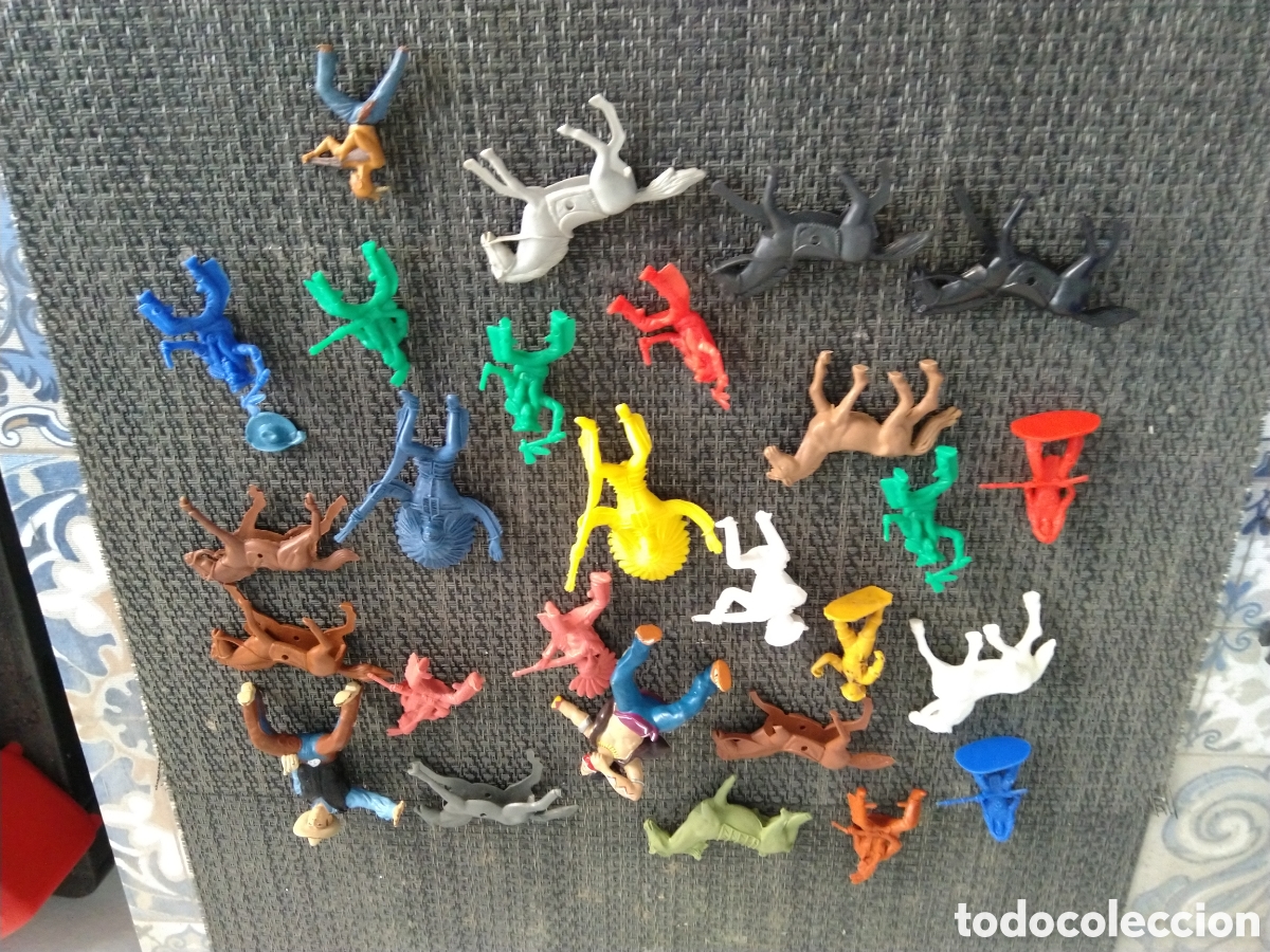 Figure di Gomma e PVC: FIGURAS PVC JECSAN ?LAFREDO ?PECH ?MONTAPLEX ?REAMSA? INDIOS COWBOYS VAQUEROS CABALLOS