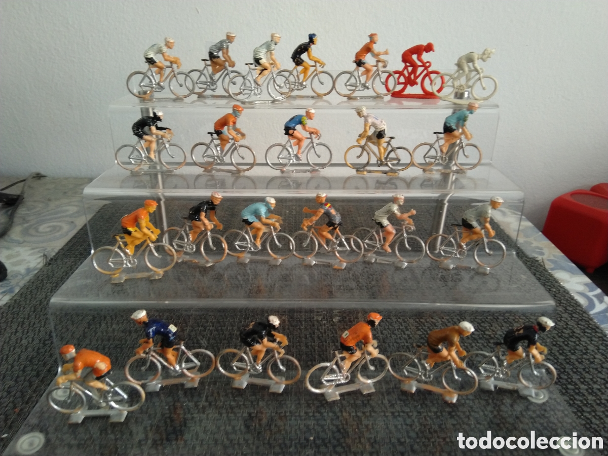 Figuras de Goma y PVC: FIGURAS PVC JECSAN ?LAFREDO ?PECH ?MONTAPLEX ?REAMSA? CICLISTAS VINTAGE ANTIGUOS TOUR DE FRANCIA
