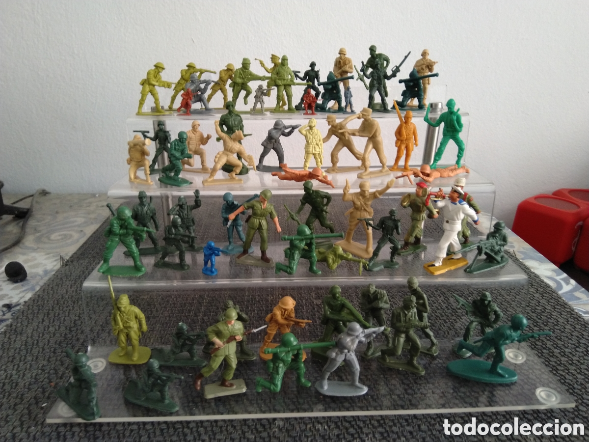 Figuras de Goma y PVC: FIGURAS PVC JECSAN ?LAFREDO ?PECH ?MONTAPLEX ?REAMSA? SOLDADOS GUERRA MUNDIAL MARINERO