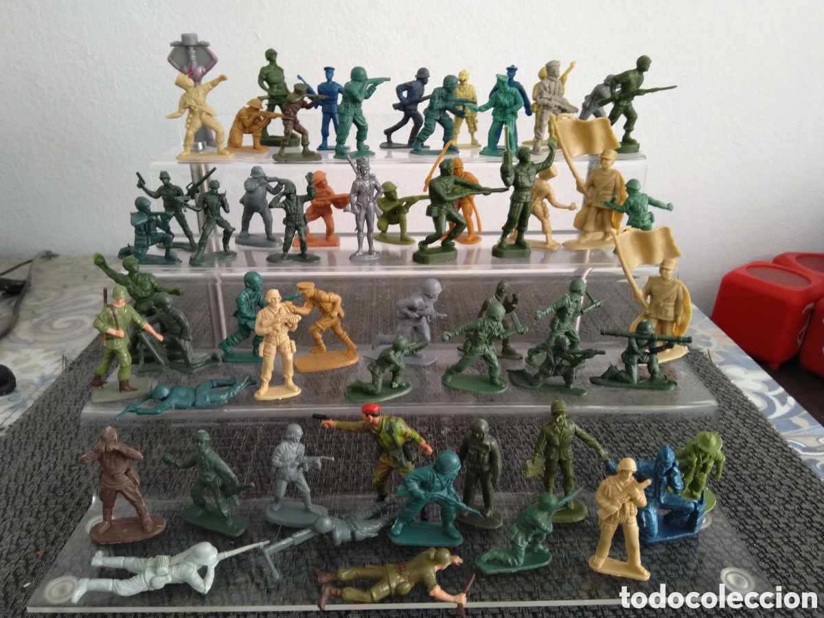 Figuras de Goma y PVC: FIGURAS PVC JECSAN ?LAFREDO ?PECH ?MONTAPLEX ?REAMSA? SOLDADOS GUERRA BOINA ROJA CAPITAN