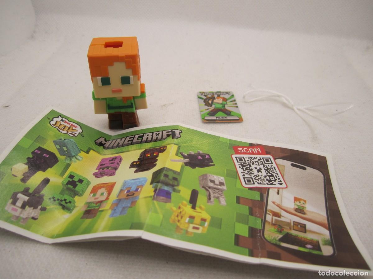 Figuras de goma Kinder: minecraft alex kinder vc307 - Foto 3