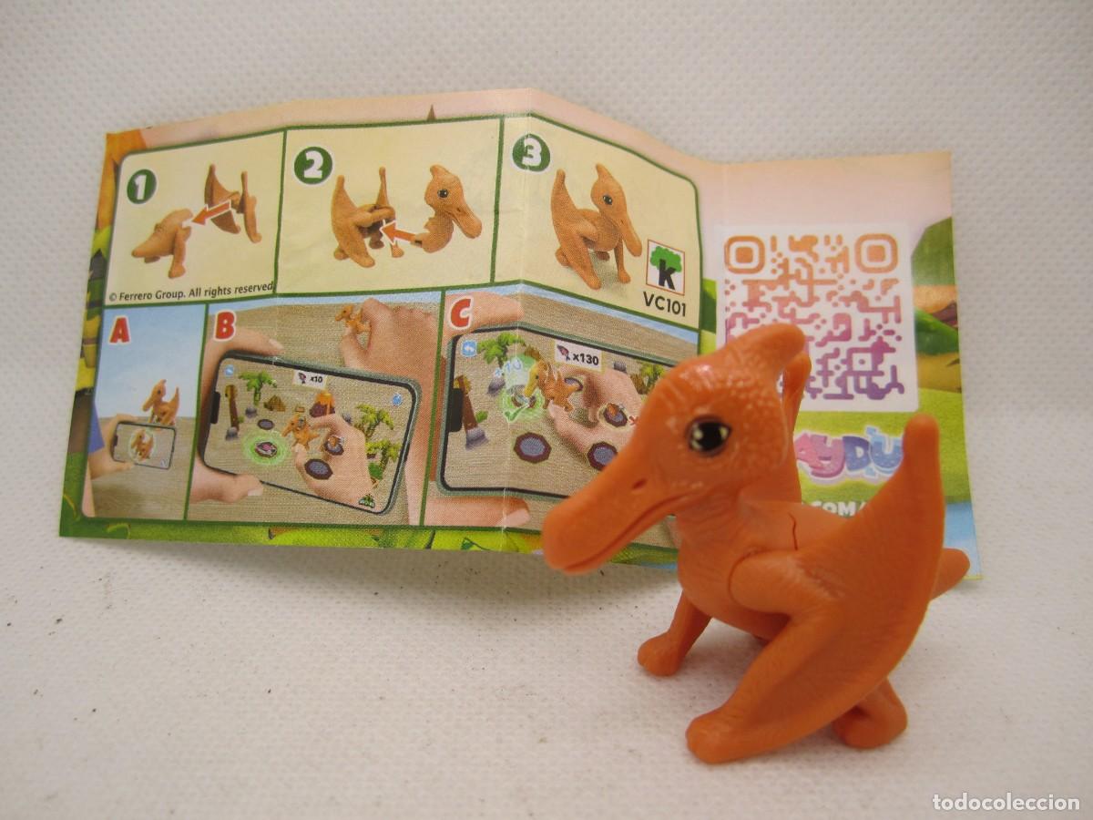 Figuras de goma Kinder: natoons kinder vc101 dinosaurio - Foto 1