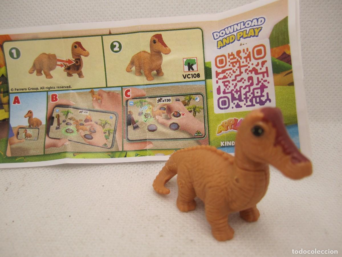 Figuras de goma Kinder: natoons kinder vc108 dinosaurio - Foto 3