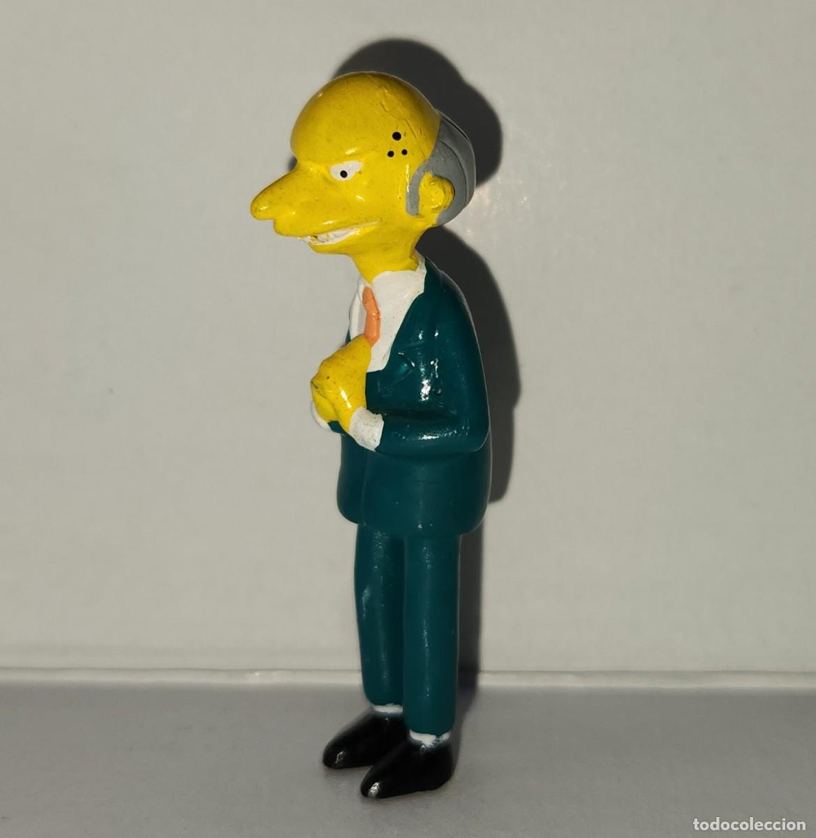 Figuras de Goma y PVC: Mr BURNS - LOS SIMPSONS promo Miniatura Huevo de Chocolate JACK Argentina 2004 Matt Groening