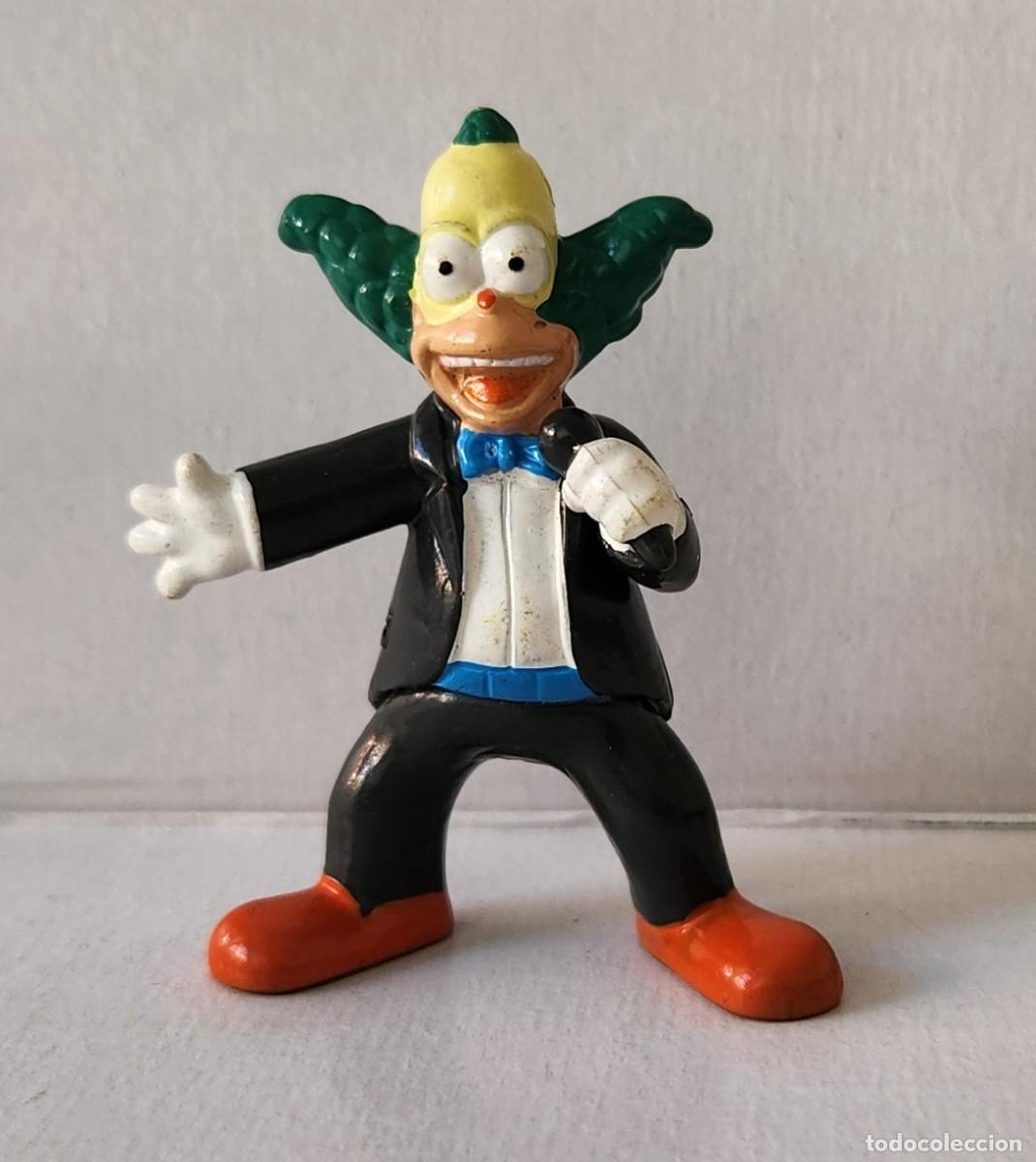 Figuras de Goma y PVC: KRUSTY el payaso - LOS SIMPSONS promo Miniatura Huevo de Chocolate JACK Argentina 2007 Matt Groening