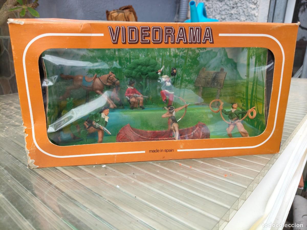 Figuras de Goma y PVC: Antigua caja juguete Videorama reamsa a&ntilde;os 60/70