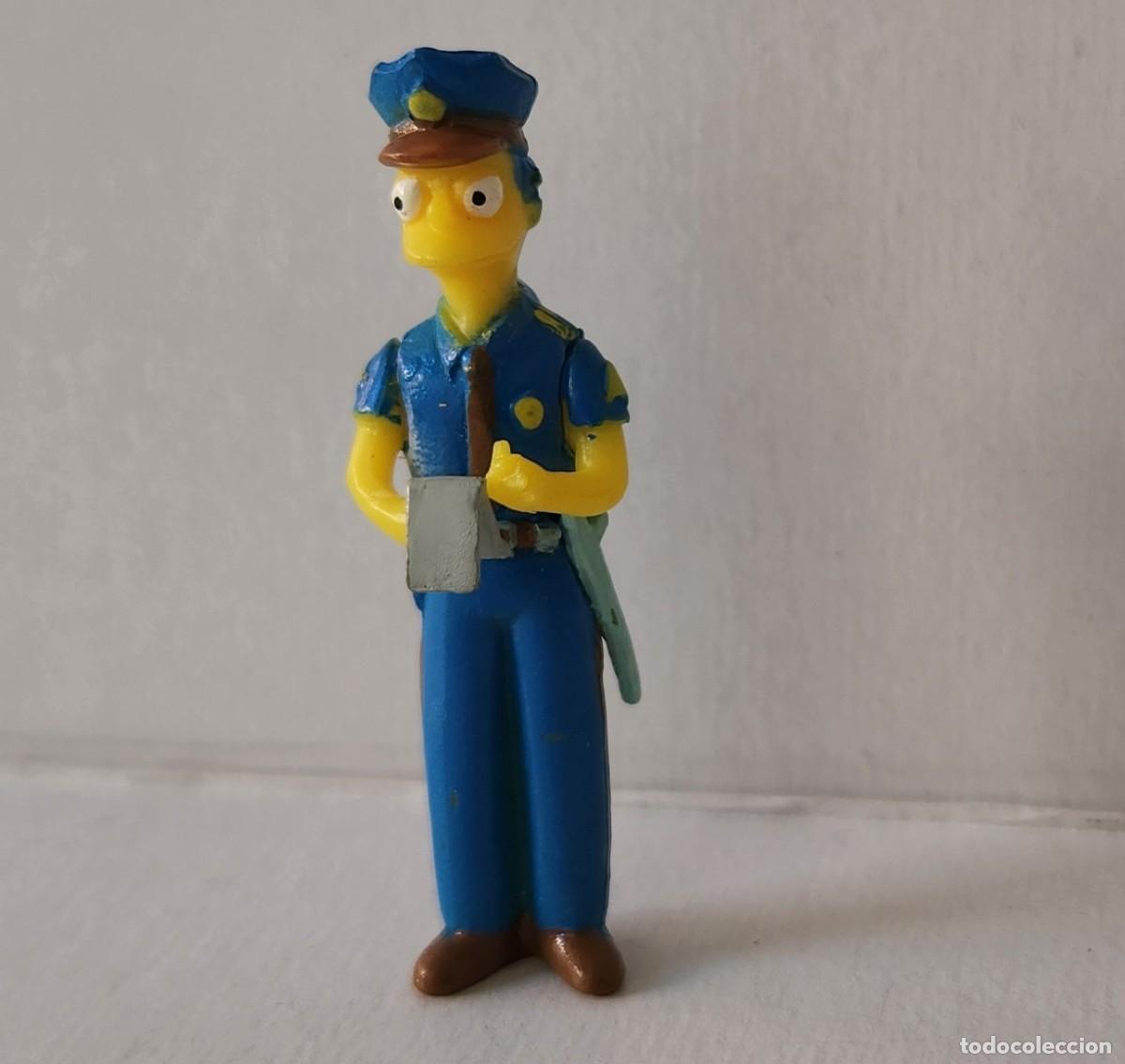 Figuras de Goma y PVC: MARGE POLICIA - LOS SIMPSONS promo Miniatura Huevo de Chocolate JACK Argentina 2016 Matt Groening