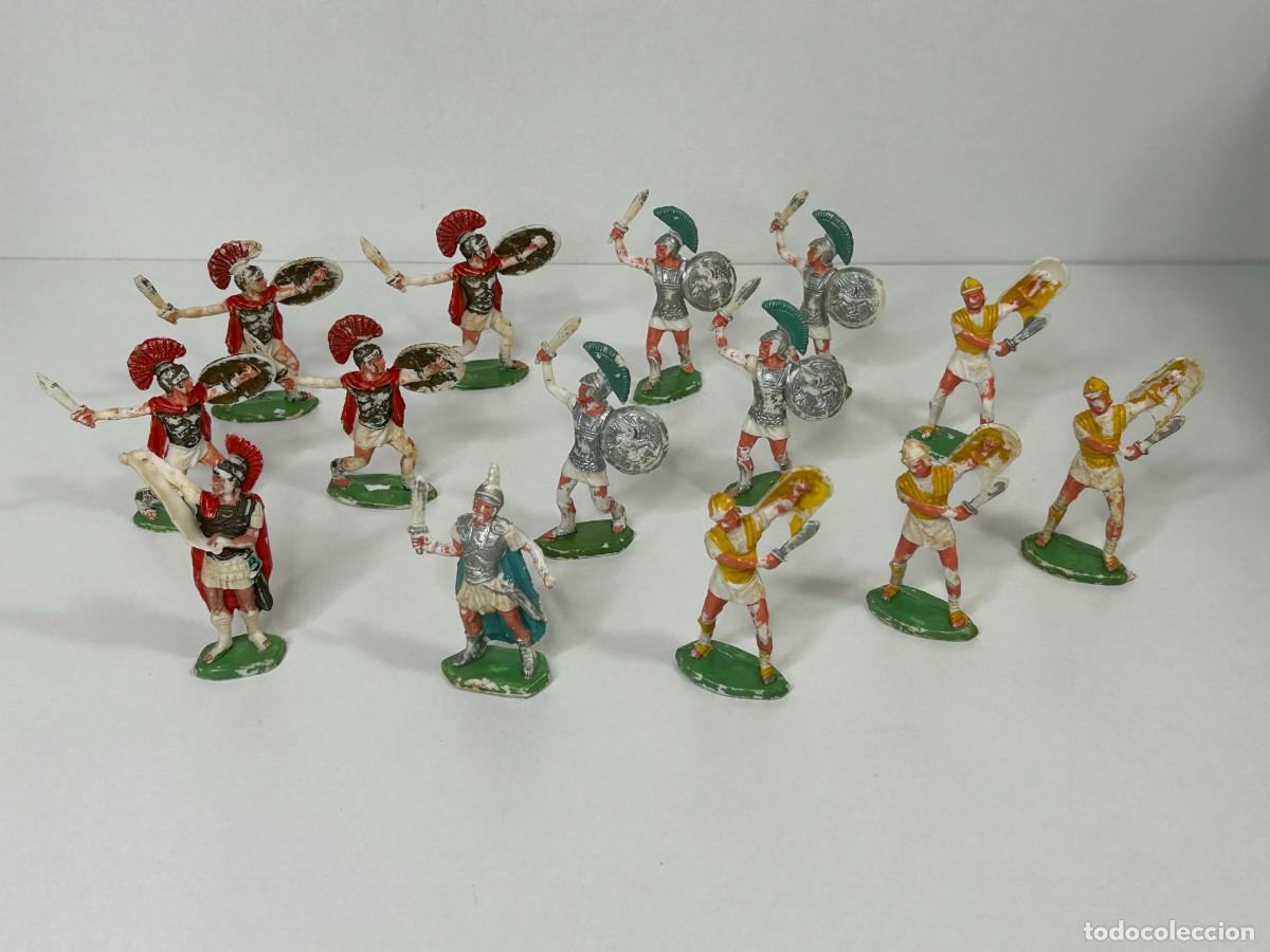 Figuras de Goma y PVC: FIGURAS JECSAN,REAMSA ,PECH LOTE GRANDES BATALLAS DEL MUNDO ROMANOS CARTAGINESES PL&Aacute;STICO