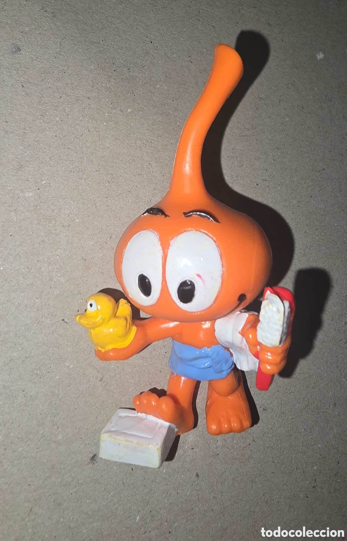 Figuras de Goma y PVC: Figura pvc goma snorkel snork snorks Applause Schleich chico ducha muy dif&iacute;cil y buscada mu&ntilde;eco